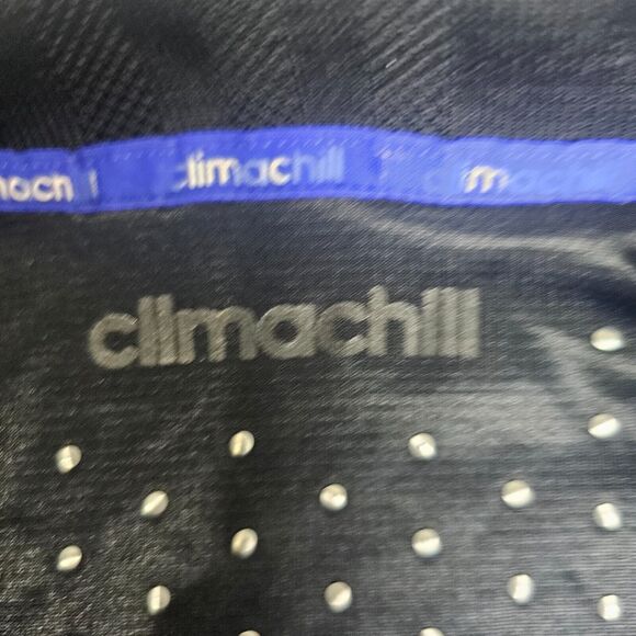 Adidas ClimaChill Men's L BLACK Golf polo shirt short sleeve SIZE TAG CUT OFF - Picture 2 of 10